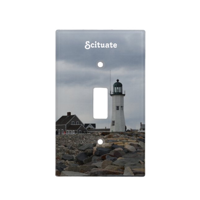 Old Scituate Lighthouse Light Switch Cover (Front)