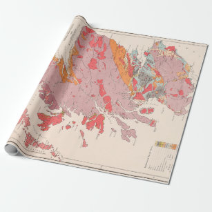 Map Wrapping Paper, Zazzle in 2023
