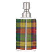 Old Scots Clan Buchanan Tartan Plaid Bathroom Set (Back)