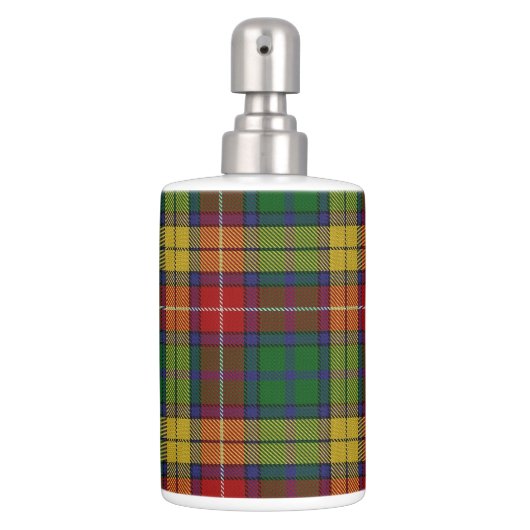 Old Scots Clan Buchanan Tartan Plaid Bathroom Set (Front)