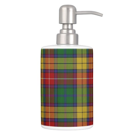 Old Scots Clan Buchanan Tartan Plaid Bathroom Set (Right)