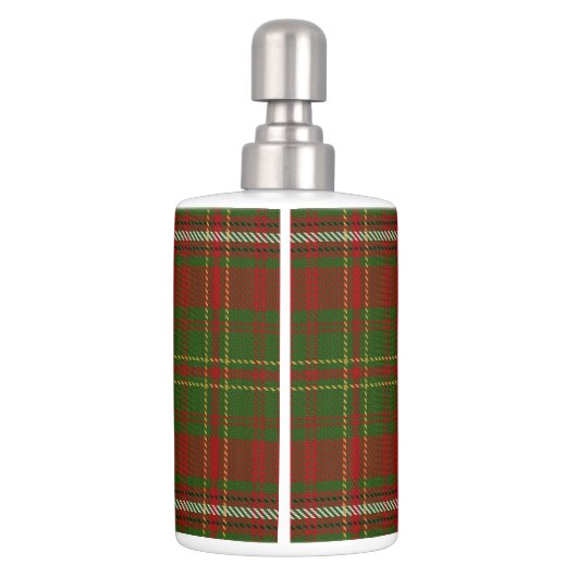 Old Scots Clan Hay Tartan Plaid Bathroom Set (Back)