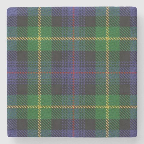 Old Scots Tavern Clan Farquharson Tartan Stone Coaster