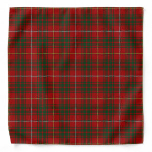 Old Scotsman Clan Bruce Tartan Plaid Bandana