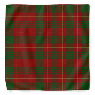 Old Scotsman Clan Cameron Tartan Plaid Bandana