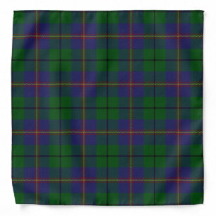 Old Scotsman Clan Carmichael Tartan Plaid Bandana