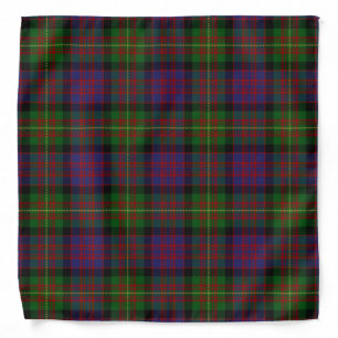 Old Scotsman Clan Carnegie Tartan Plaid Bandana