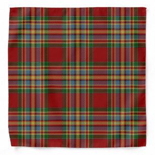 Old Scotsman Clan Chattan Tartan Plaid Bandana