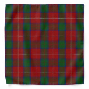 Old Scotsman Clan Chisholm Tartan Plaid Bandana