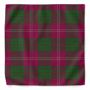Old Scotsman Clan Crawford Tartan Plaid Bandana