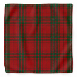 Old Scotsman Clan Cumming Cummings Red Tartan Bandana