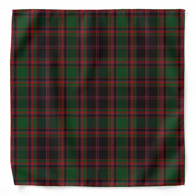 Old Scotsman Clan Cumming Hunting Tartan Plaid Bandana (Front)
