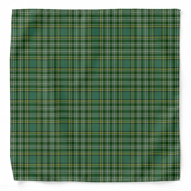 Old Scotsman Clan Currie Tartan Plaid Bandana (Front)