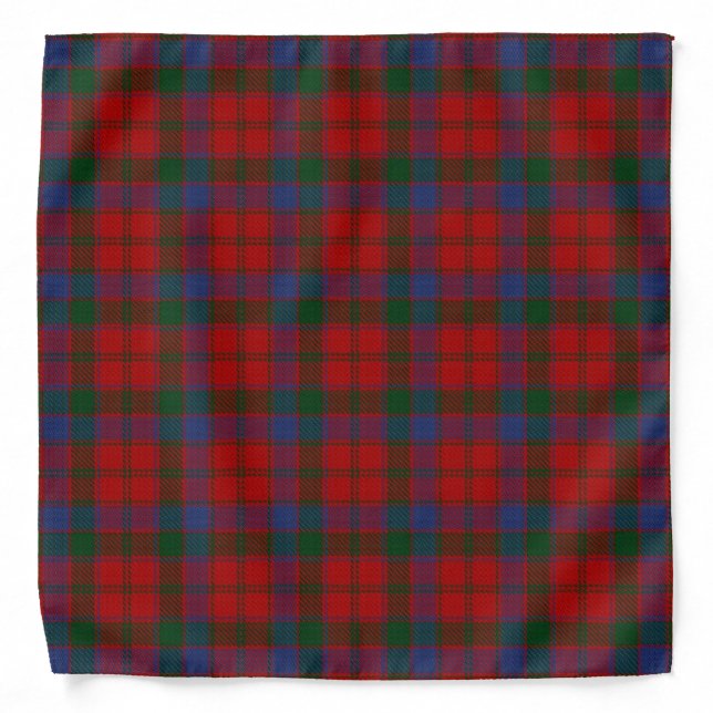 Old Scotsman Clan Donnachaidh Robertson Tartan Bandana (Front)