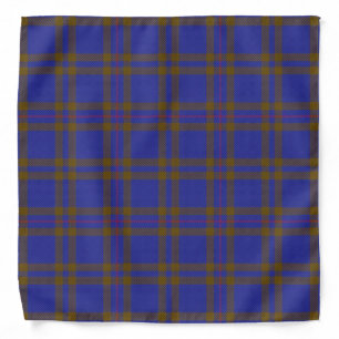 Old Scotsman Clan Elliot Elliott Tartan Plaid Bandana