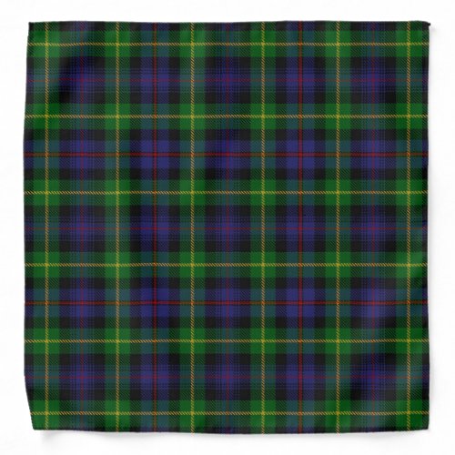 Old Scotsman Clan Farquharson Tartan Plaid Bandana