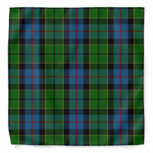 Old Scotsman Clan Forsyth Forsythe Tartan Plaid Bandana