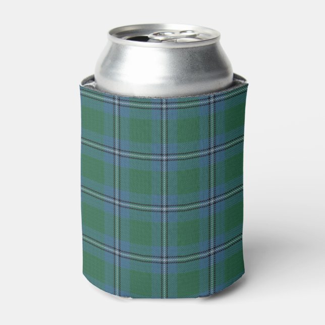 Old Scotsman Clan Irvine Irwin Tartan Can Cooler (Can Front)