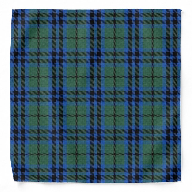 Old Scotsman Clan Keith Tartan Plaid Bandana (Front)
