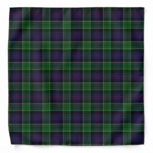 Old Scotsman Clan Leslie Hunting Tartan Plaid Bandana