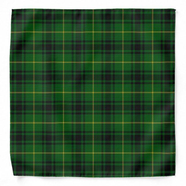Old Scotsman Clan MacArthur Tartan Plaid Bandana (Front)