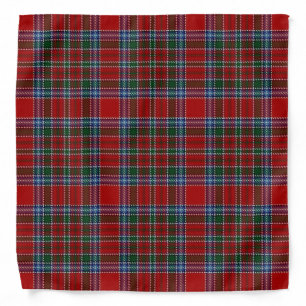 Old Scotsman Clan MacBean MacBain Tartan Plaid Bandana