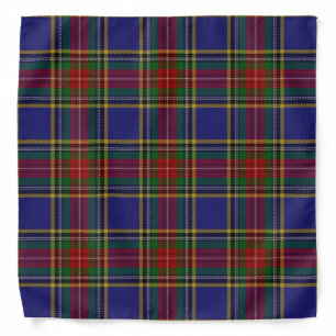 Old Scotsman Clan MacBeth Tartan Plaid Bandana