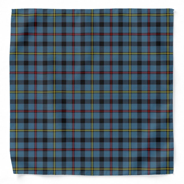 Old Scotsman Clan MacCrimmon Tartan Plaid Bandana (Front)
