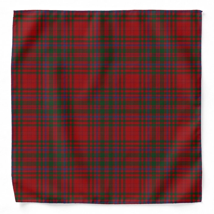 Old Scotsman Clan MacDougall Tartan Plaid Bandana