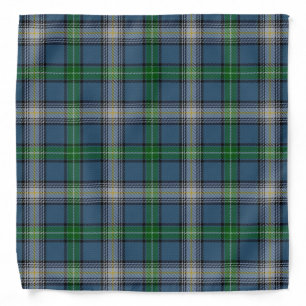 Old Scotsman Clan MacDowall McDowell Tartan Plaid Bandana