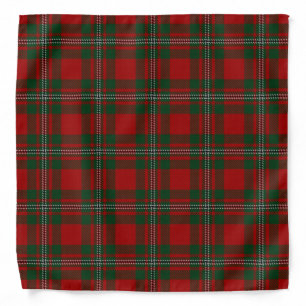 Old Scotsman Clan MacGregor Gregor Tartan Plaid Bandana