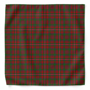 Old Scotsman Clan MacKinnon Tartan Plaid Bandana