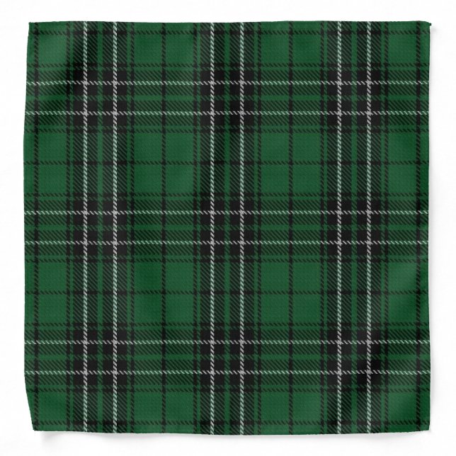 Old Scotsman Clan MacLean Hunting Tartan Plaid Bandana (Front)