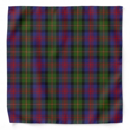 Old Scotsman Clan MacLennan Tartan Plaid Bandana