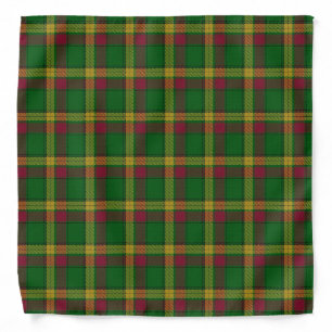 Old Scotsman Clan MacMillan Tartan Plaid Bandana