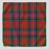 Old Scotsman Clan MacPherson Red Tartan Plaid Bandana