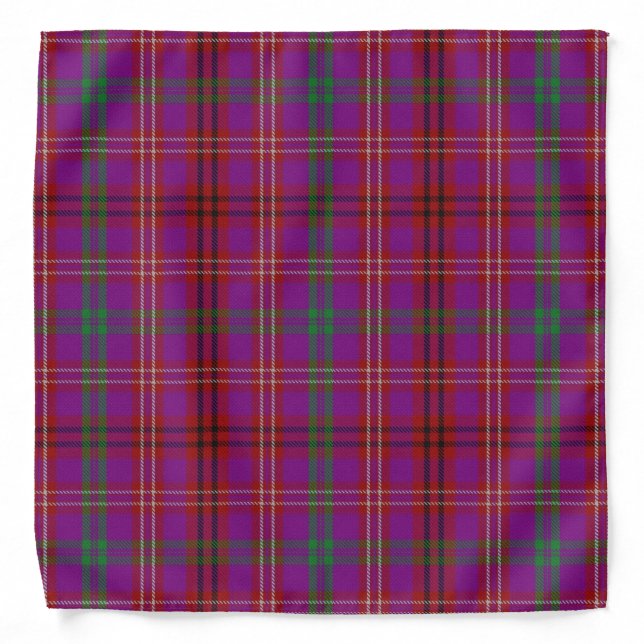 Old Scotsman Clan McCall - Caithness Tartan Plaid Bandana (Front)