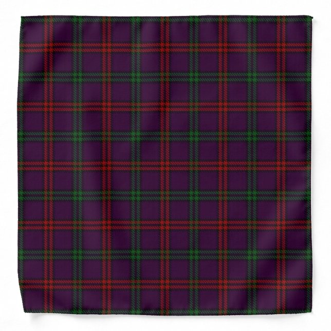 Old Scotsman Clan Montgomery Tartan Plaid Bandana (Front)