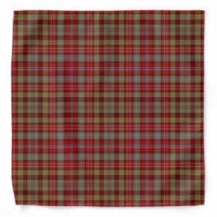 Old Scotsman Clan Ogilvie Ogilvy Tartan Plaid Bandana