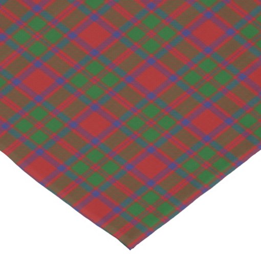 Old Scottish Clan MacKintosh Tartan Plaid Short Table Runner | Zazzle