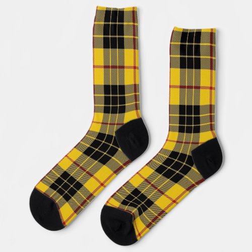 Old Scottish Clan MacLeod of Lewis Tartan Socks