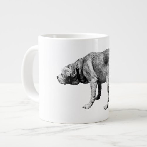 Old Scout on a Quiet Search Giant Coffee Mug