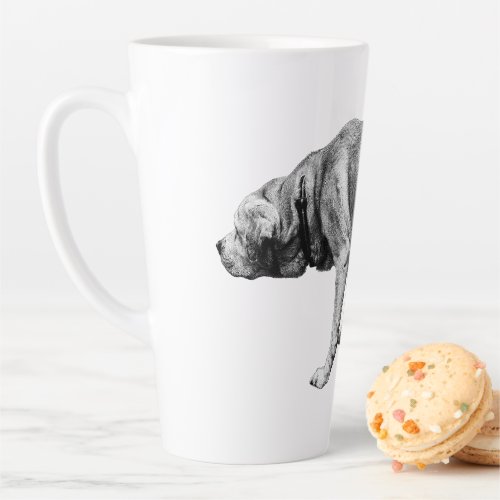 Old Scout on a Quiet Search Latte Mug