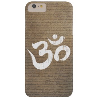 Old Scratched Om Symbol Yoga Barely There Iphone 6 Plus Case by caseplus at Zazzle