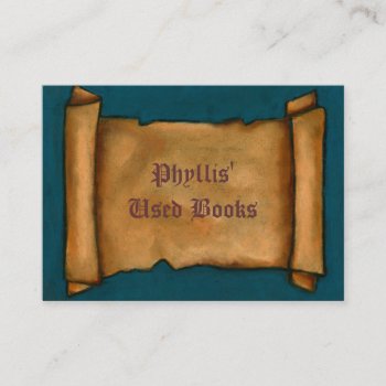 Old Scroll:  You Fill In: Business Or Other: Card by joyart at Zazzle