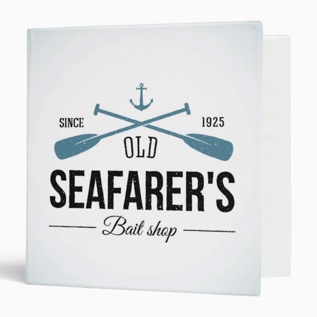 Old Seafarers Bait Shop Binder (Front/Inside)
