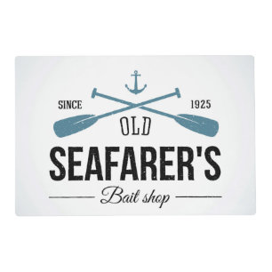 Old Seafarers Bait Shop Placemat
