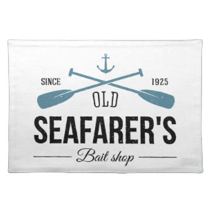 Old Seafarers Bait Shop Placemat