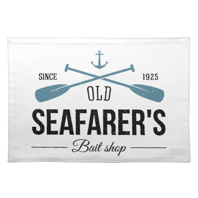 Old Seafarers Bait Shop Placemat (Front)