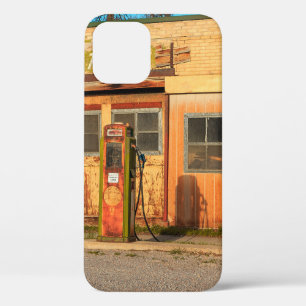 Old service station in rural Utah, USA. vintage, iPhone 12 Case